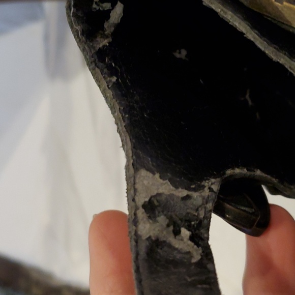 Sam Edelman Black Leather Fritz Wedge Size 9 - Picture 14 of 15